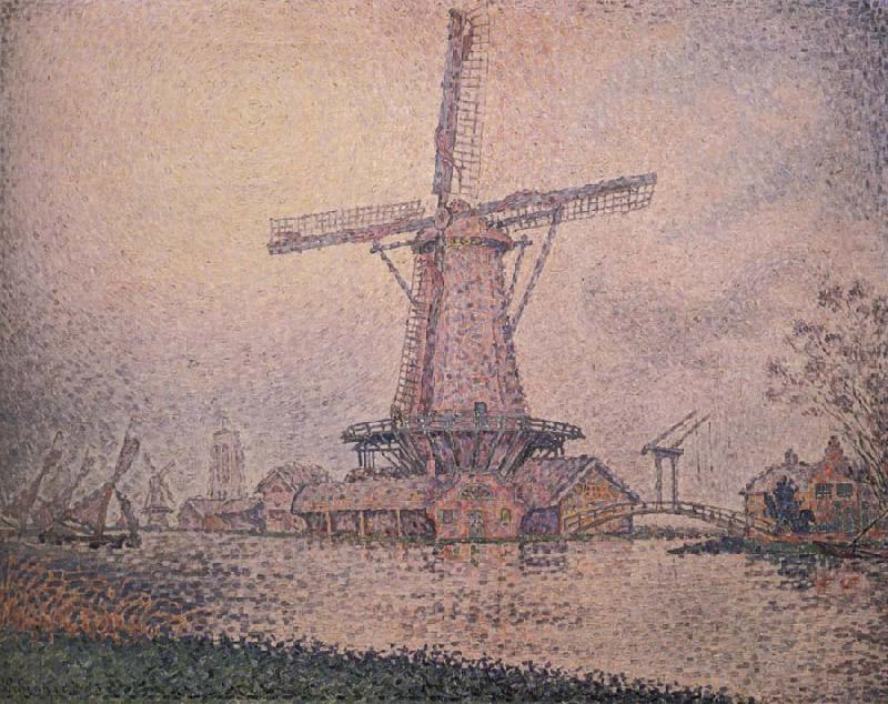 Le Moulin Holiandais a Edam, Paul Signac